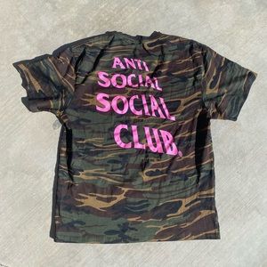 ASSC anti social social club camo tee